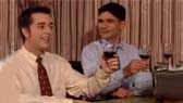 22- Making a toast