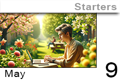 5-9 I'm holding an apple