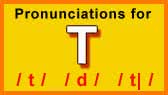 Different pronunciations for T -examples-