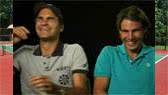 Federer and Nadal: Fit of Laughter During Shooting