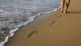 Footprints in the sand