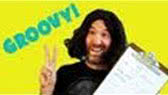 Hippie with a petition prank