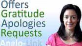 Offers, gratitude, apologies and requests