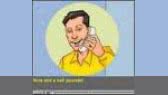 On the phone